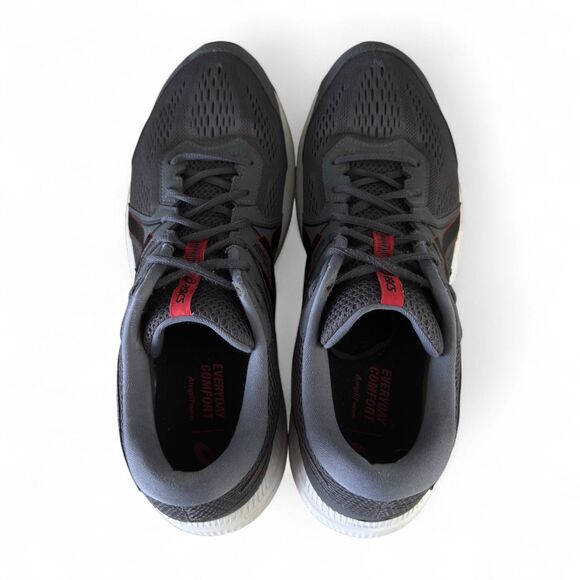 Asics Gel-Contend 7 Running Shoes Men’s Sz 14 Dark Gray Red Sneakers 1011B040 - Picture 10 of 13